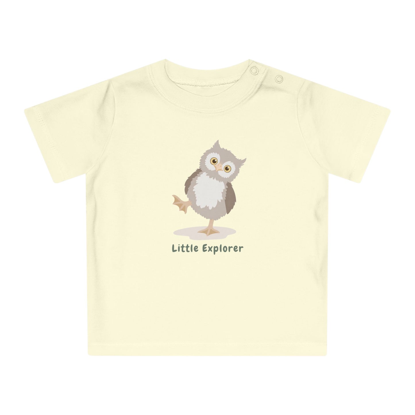 Organic Baby T-Shirt | Owl Baby Tee | Organic Cotton Infant Shirt | NB-24M