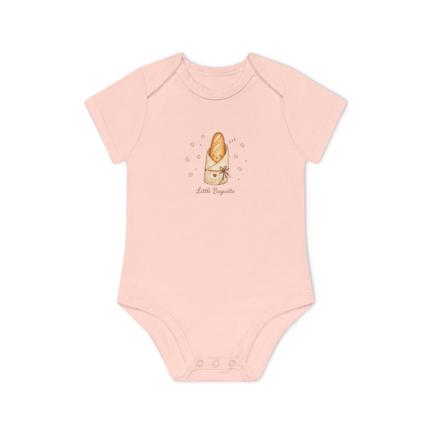 Little Baguette Baby Bodysuit | French Baby Clothes | Paris Inspired Baby Outfit | Neutral Organic Infant Onesie | Baby Shower Gift