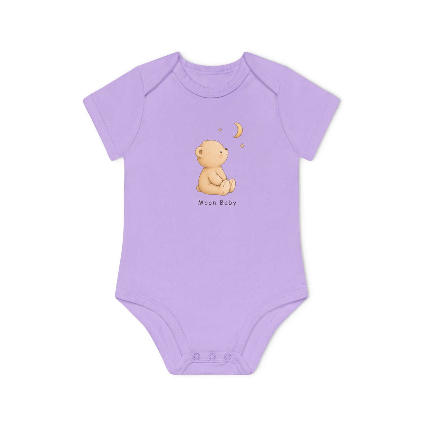 Baby Bear Organic Bodysuit, Lunelle Bear Toddler Outfit, Cute Bear One Piece, Infant Organic Cotton Bodysuit