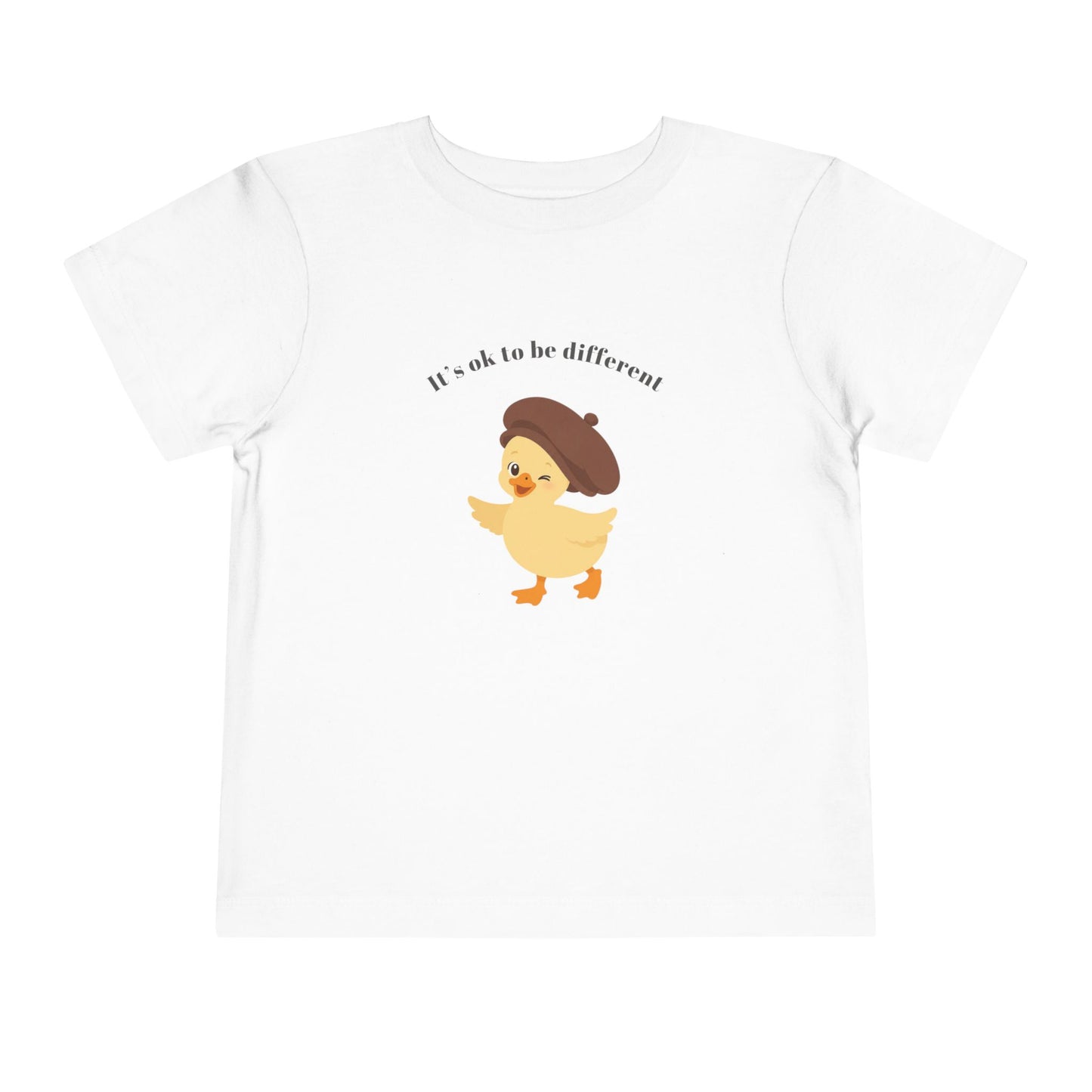 Inclusive Kids Tee, Special Needs Kids Shirt, Different Abilities Gift, Cute Duck T Shirt, Its OK to Be Different Toddler Shirt