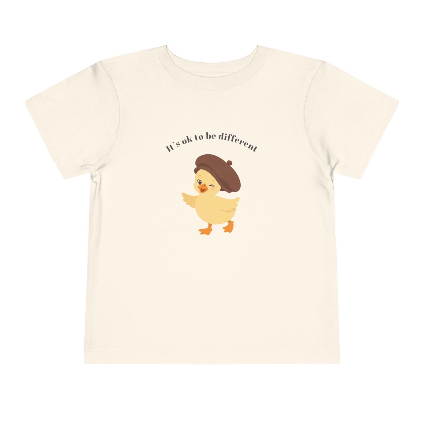 Inclusive Kids Tee, Special Needs Kids Shirt, Different Abilities Gift, Cute Duck T Shirt, Its OK to Be Different Toddler Shirt