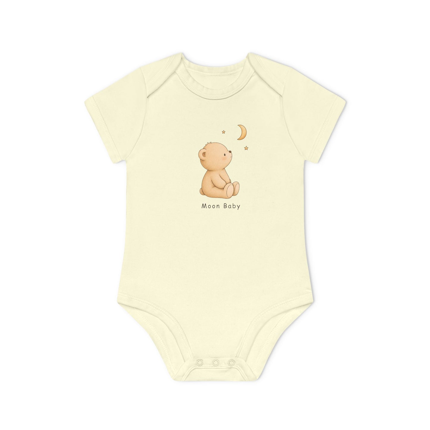 Baby Bear Organic Bodysuit, Lunelle Bear Toddler Outfit, Cute Bear One Piece, Infant Organic Cotton Bodysuit