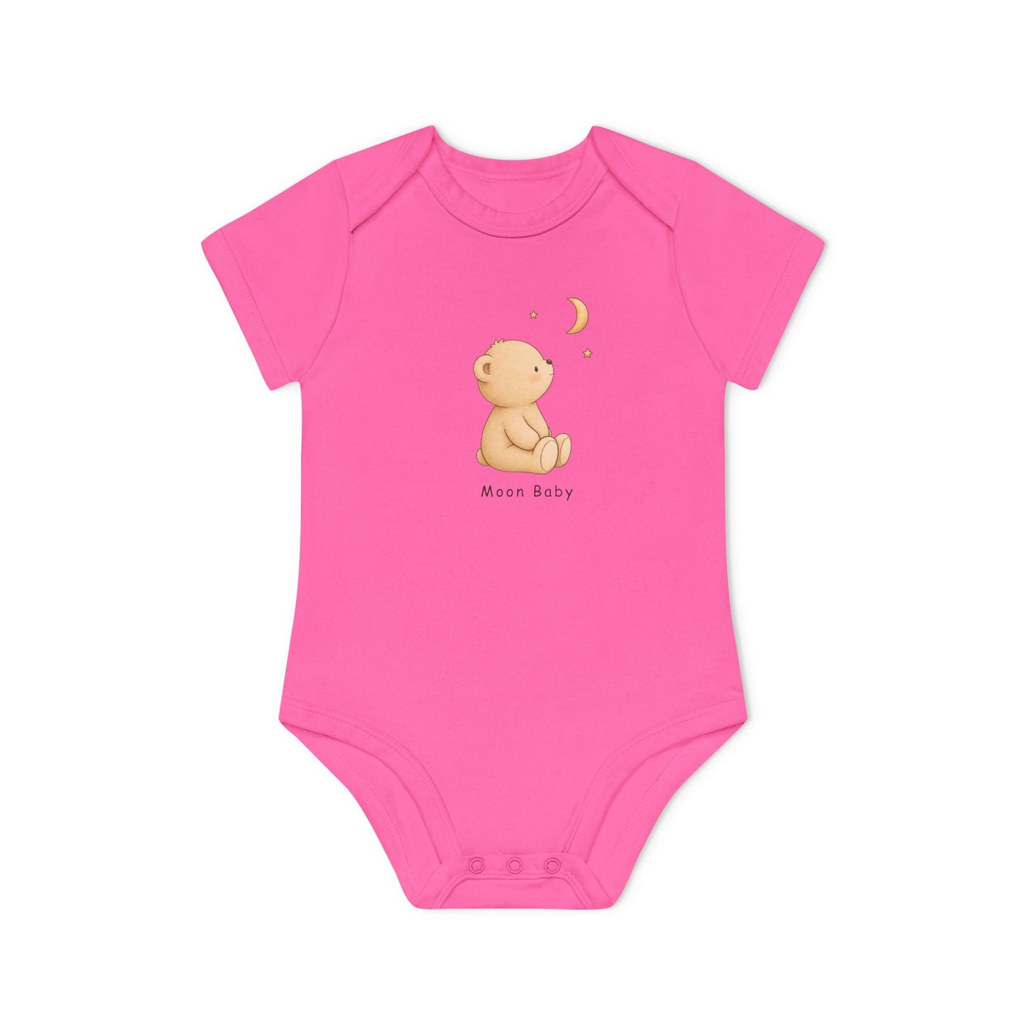 Baby Bear Organic Bodysuit, Lunelle Bear Toddler Outfit, Cute Bear One Piece, Infant Organic Cotton Bodysuit