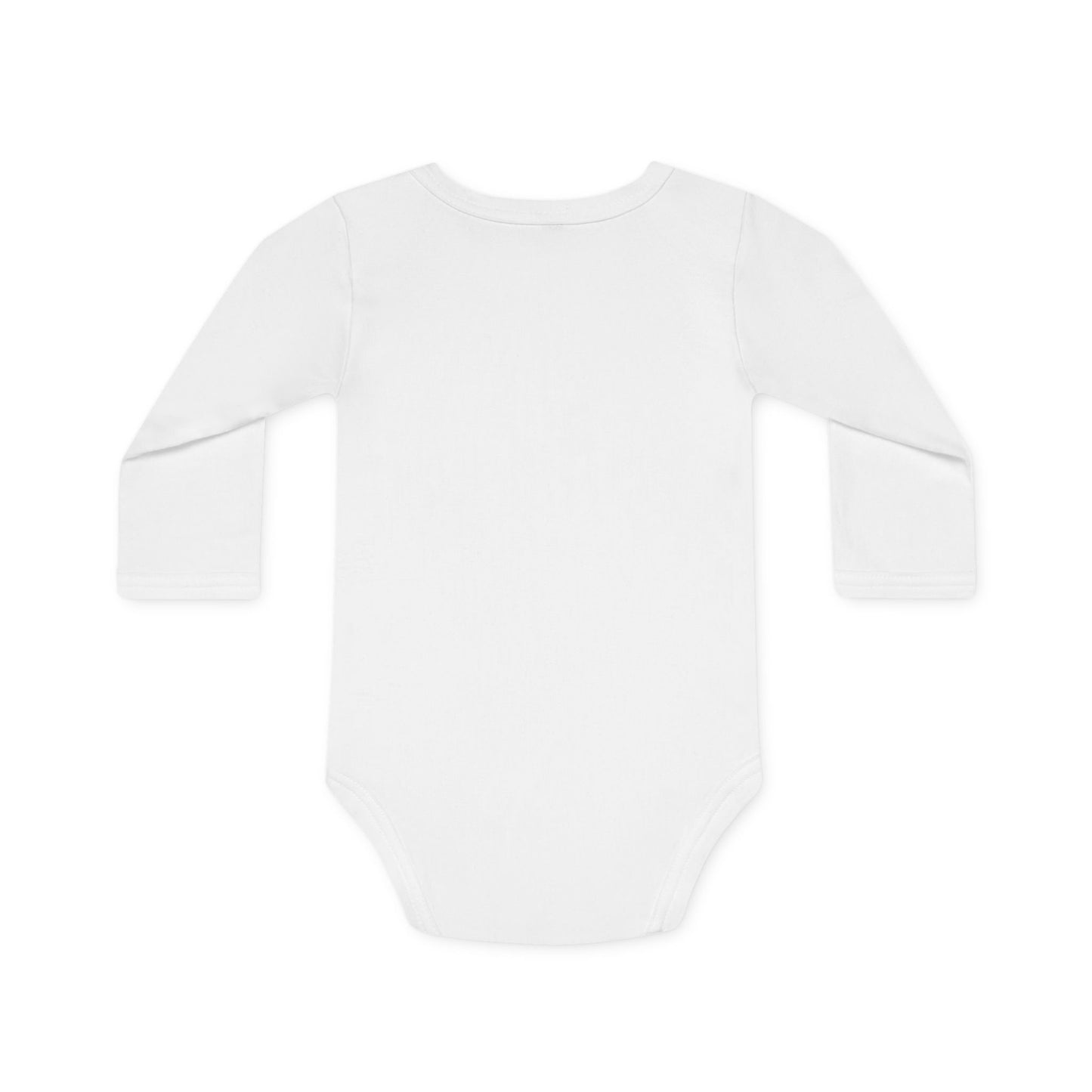 Minimalist Giraffe Long Sleeve Baby Bodysuit | Organic Style Baby One Piece | Neutral Baby Gift | NB–18M
