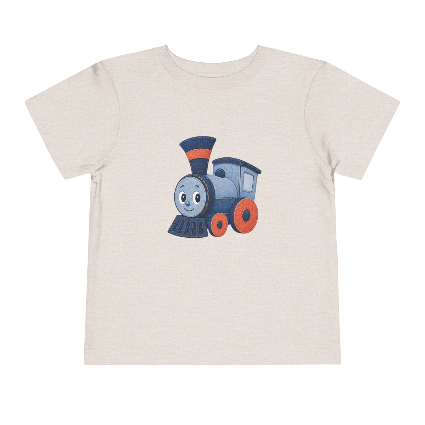 Train Toddler Shirt, Cute Locomotive T Shirt, Train Lover Gift for Boys, Railroad Kids Tee, Toddler Gift, Train Birthday Outfit, Denim Style