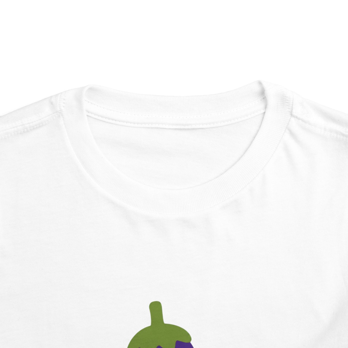 Cute Eggplant Toddler Shirt, Funny Veggie Kids Tee, Kawaii Eggplant T-Shirt, Purple Vegetable Shirt, Gift for Toddler, Kids Cute Bday Shirt