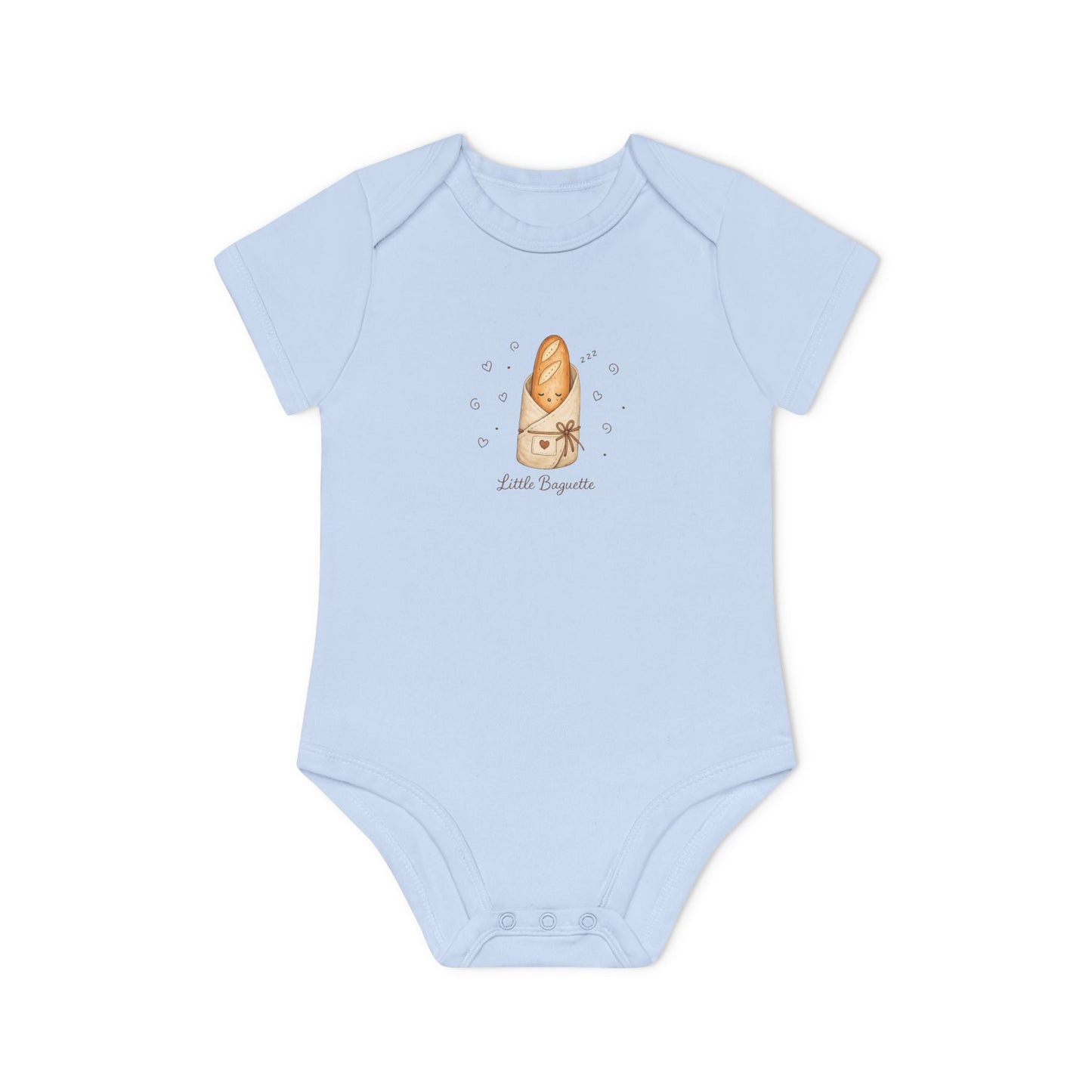 Little Baguette Baby Bodysuit | French Baby Clothes | Paris Inspired Baby Outfit | Neutral Organic Infant Onesie | Baby Shower Gift