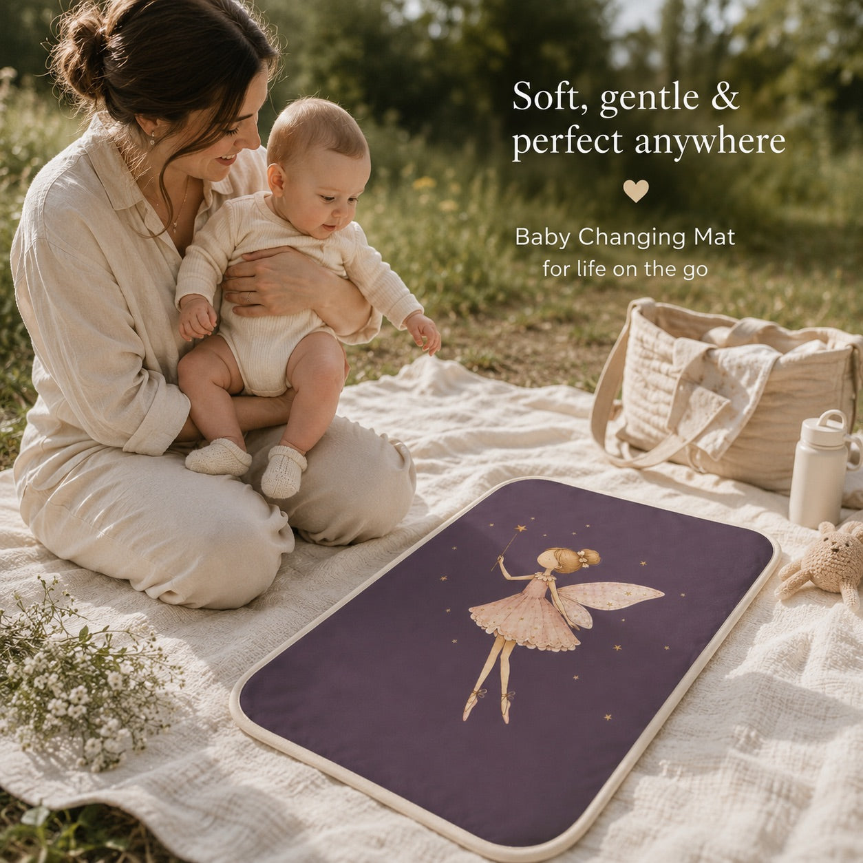 Fairy Baby Changing Mat | New Baby Gift | Nursery