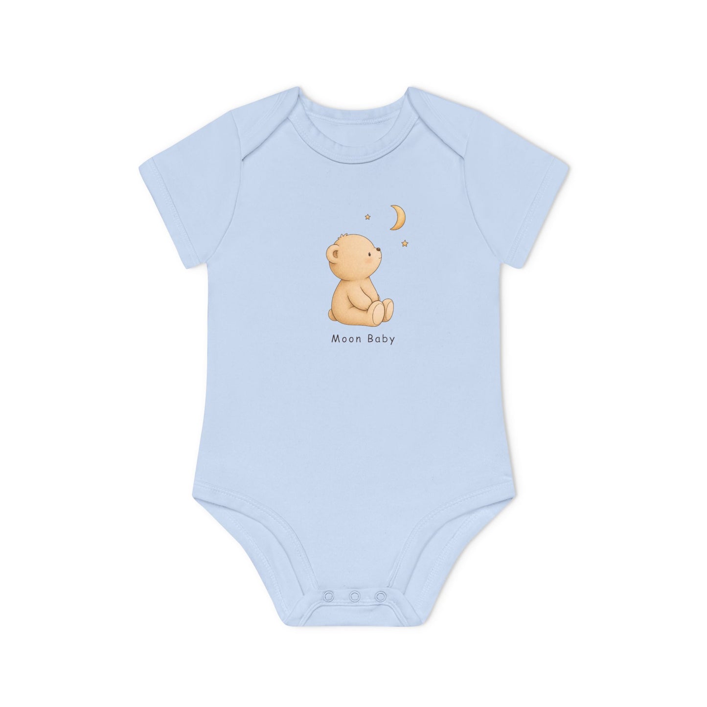 Baby Bear Organic Bodysuit, Lunelle Bear Toddler Outfit, Cute Bear One Piece, Infant Organic Cotton Bodysuit