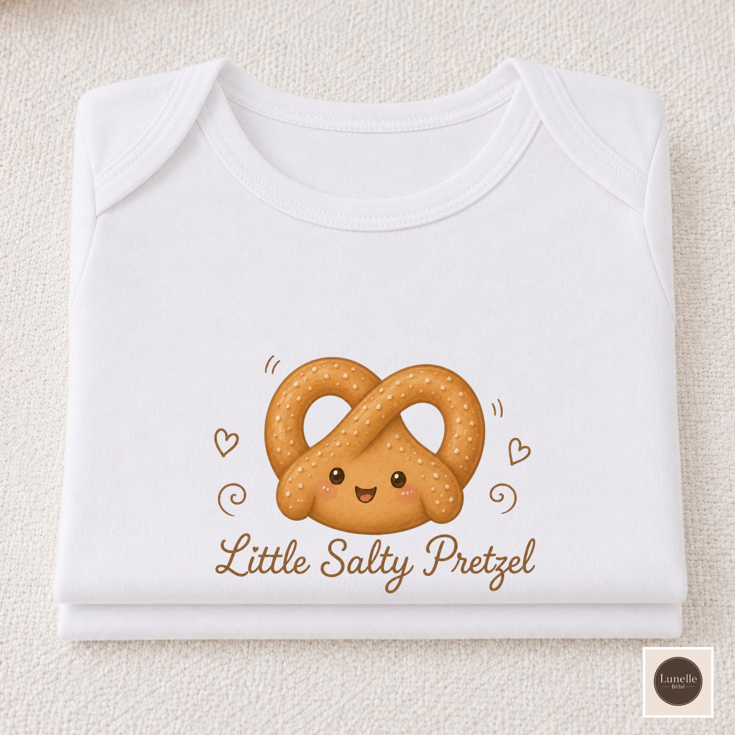 Funny Organic Baby Bodysuit, Little Salty Pretzel Cotton Baby Body, Cute Octoberfest Baby Outfit, Toddler Gift