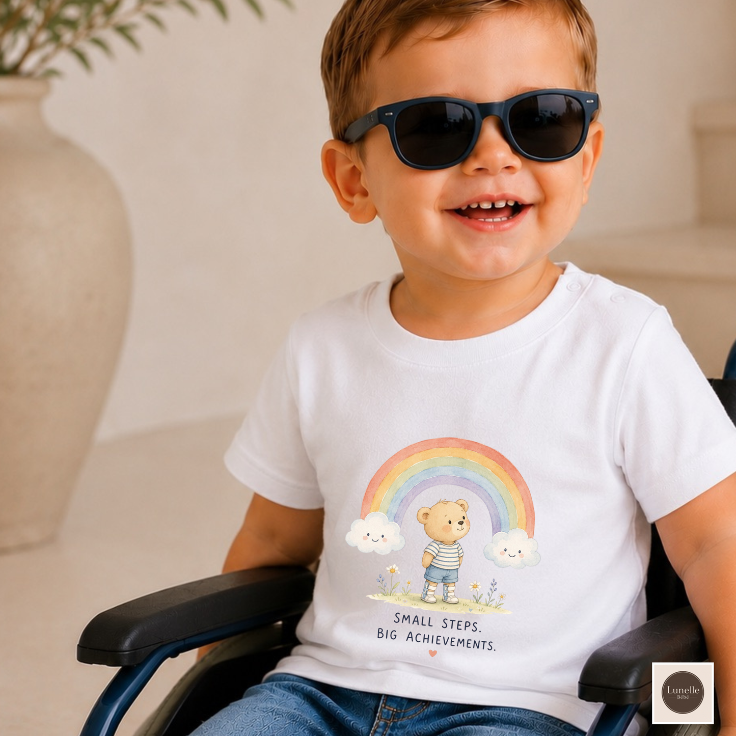 Small Steps Big Achievements Toddler T-Shirt | Inclusive Kids Shirt | Autism Awareness Tee | Special Needs Support | 2T-5T Cotton Tee
