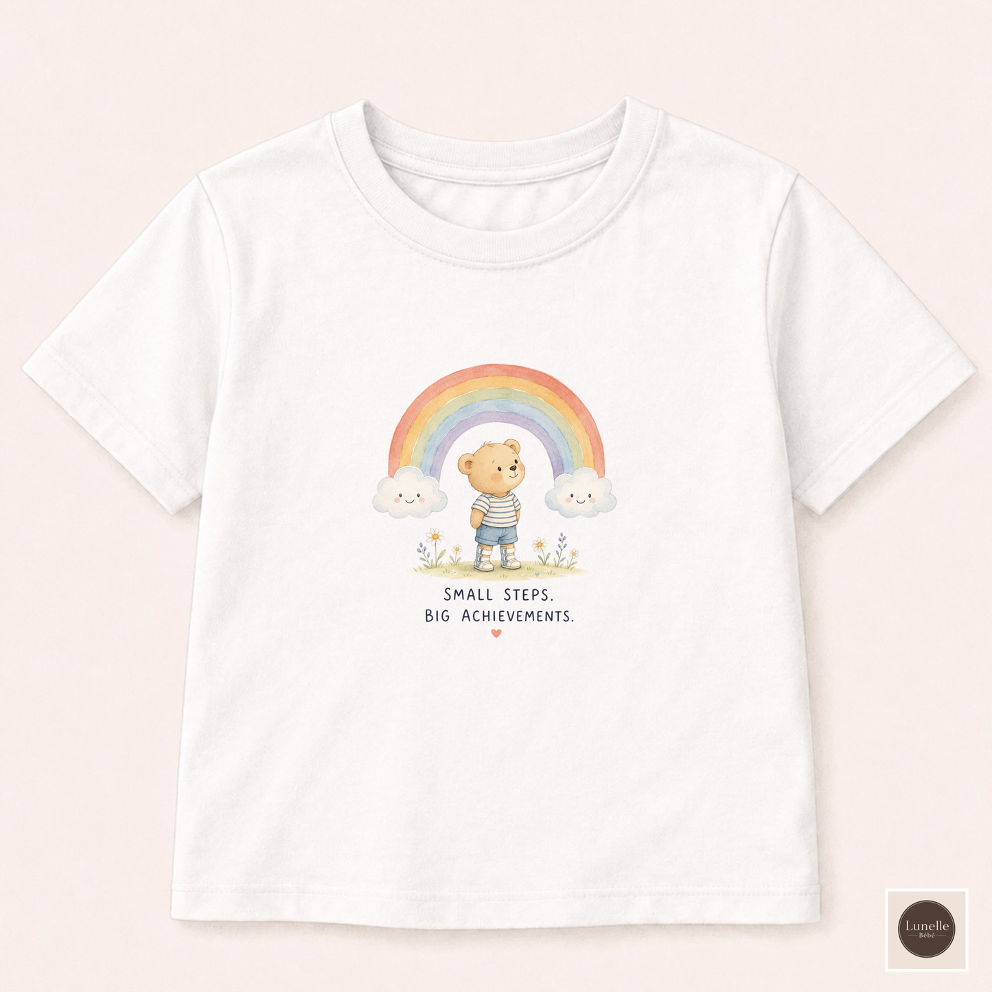 Small Steps Big Achievements Toddler T-Shirt | Inclusive Kids Shirt | Autism Awareness Tee | Special Needs Support | 2T-5T Cotton Tee