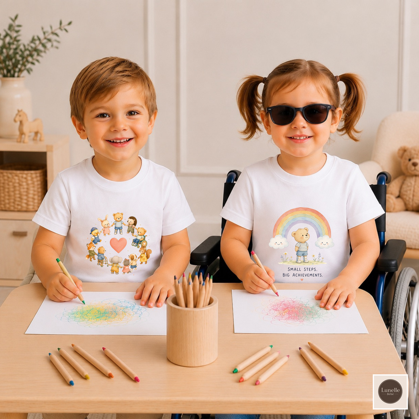 Small Steps Big Achievements Toddler T-Shirt | Inclusive Kids Shirt | Autism Awareness Tee | Special Needs Support | 2T-5T Cotton Tee